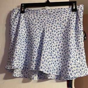 Blue flower skirt